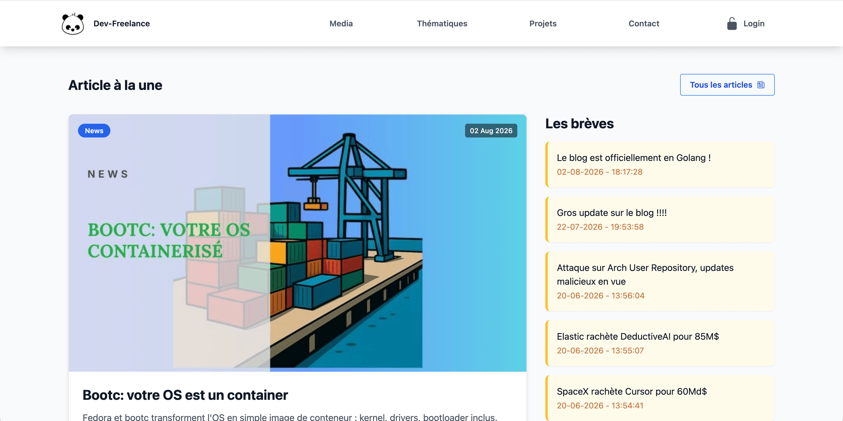 Dev-Freelance en Golang