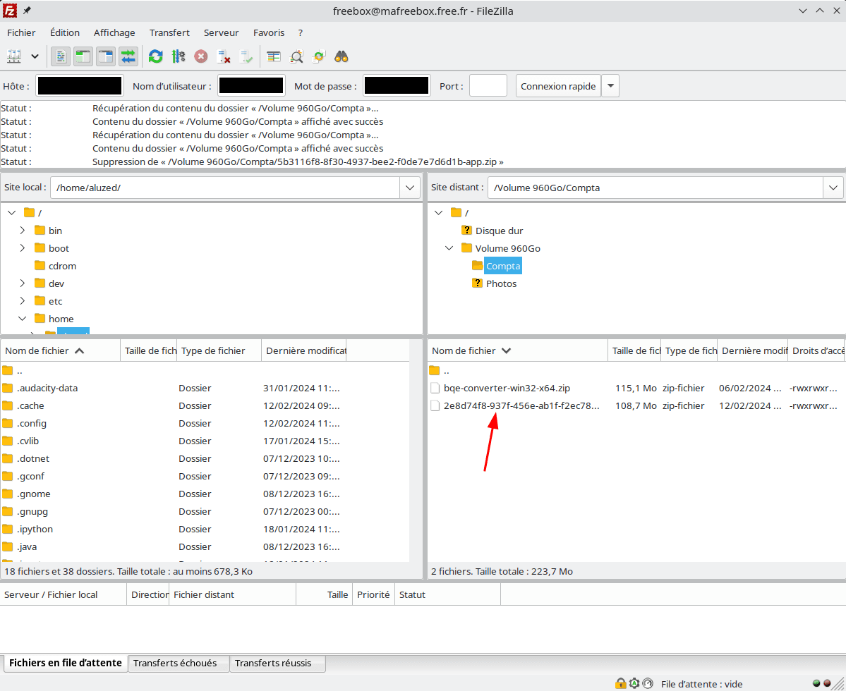 freebox-ftp-filezilla