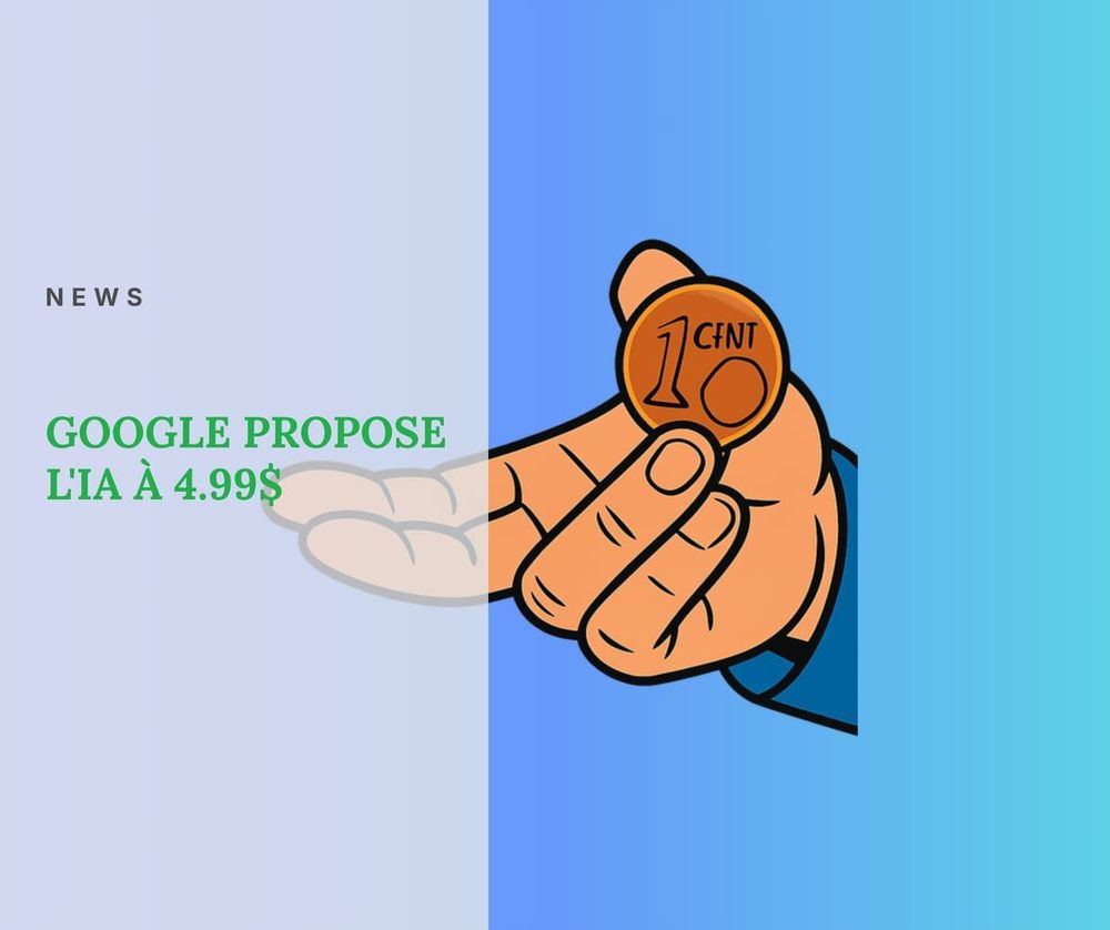 Google brade l'IA à 4.99$