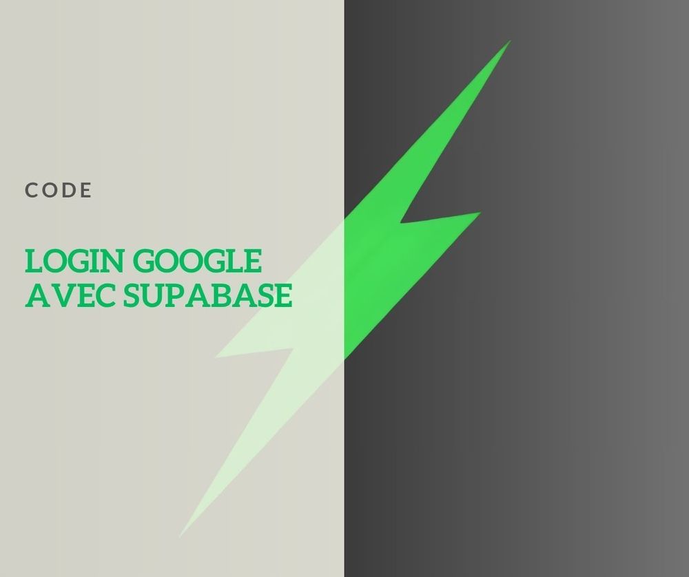 Comment ajouter la connexion au compte Google avec Supabase auto-hébergé