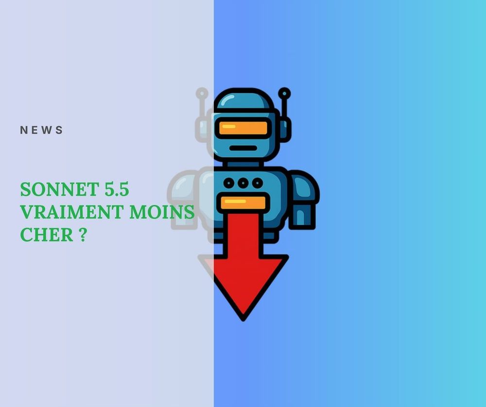 Sonnet 5.5 : moins cher, mais personne ne vous dit pourquoi