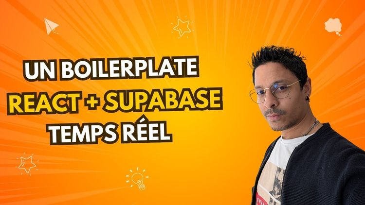 Boilerplate React Typescript Supabase spécial Temps-Réel