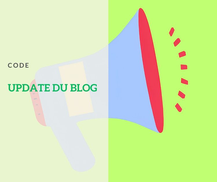Update du blog