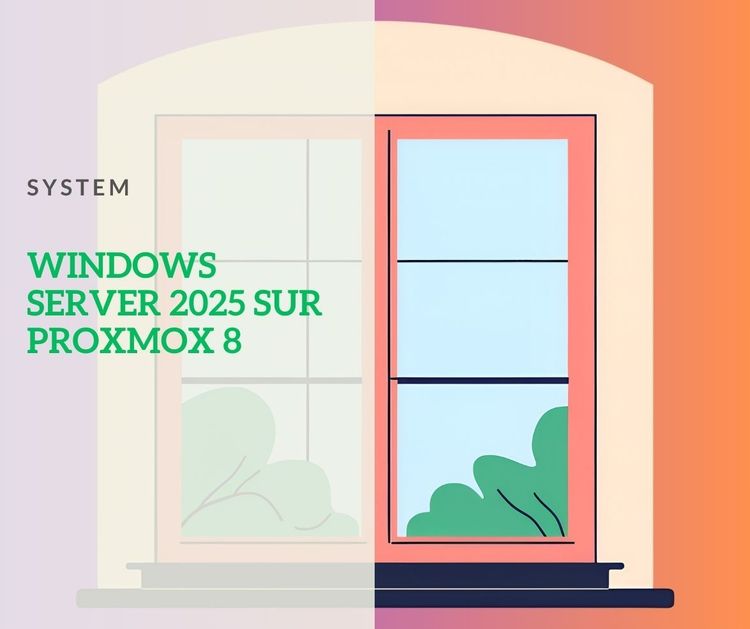 Installer un Windows Server 2025 sur Proxmox VE 8