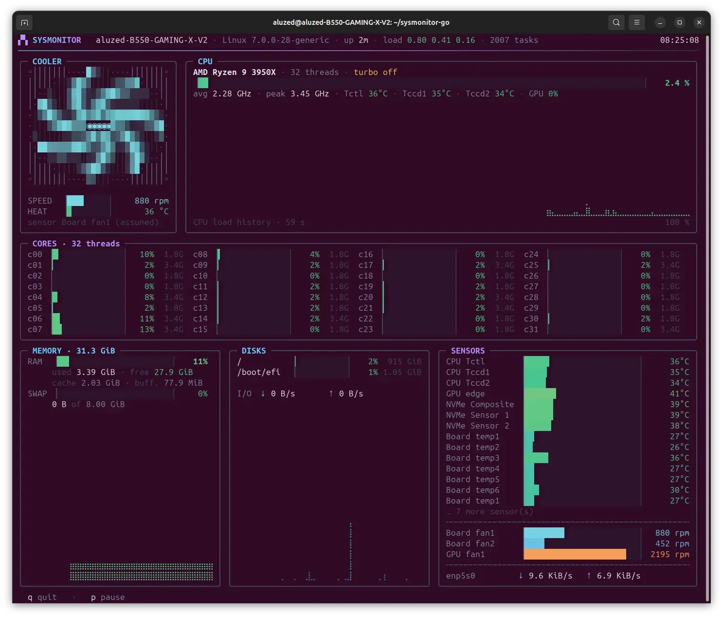 Sysmonitor-Go